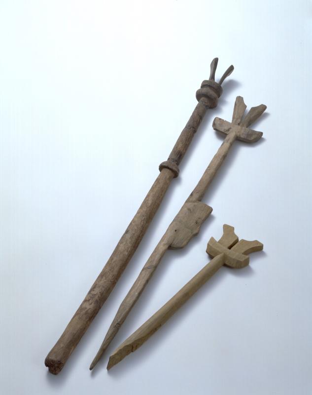 山ノ花遺跡出土木製品（5世紀・古墳時代）