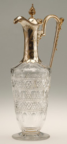 写真：ガラスのデキャンタ