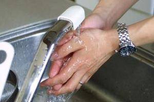 手洗いの写真