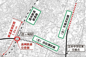 整備を進めている浜松環状線・天竜浜松線