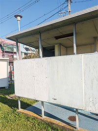 入りにくい公園のトイレ