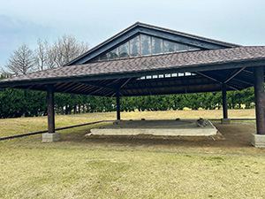 遠州灘海浜公園内の相撲場