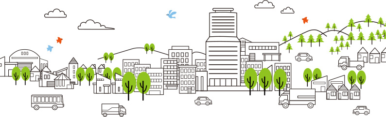 浜松の景色のイラスト