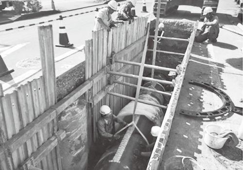 重要な管路の耐震化工事（水道事業）