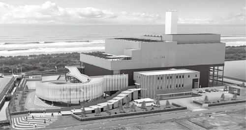 西部清掃工場完成イメージ図