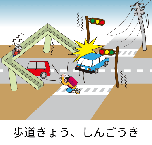 歩道きょう、しんごうき