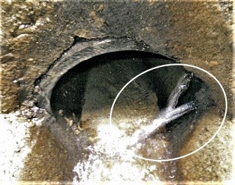 下水道管路の老朽化による浸入水