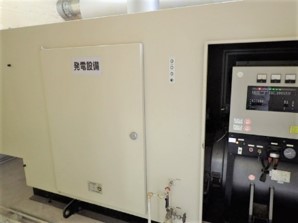 更新予定の非常用発電機