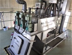 修繕予定の汚泥脱水設備