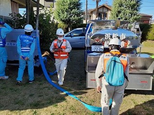 さいたま市との合同防災訓練