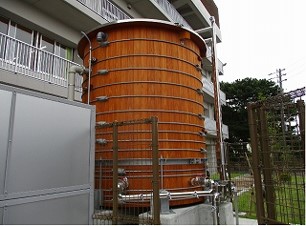 応急給水所として利用する受水槽