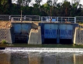 浄化センターからの放流
