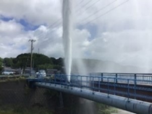 水管橋の空気弁の老朽化に起因する漏水