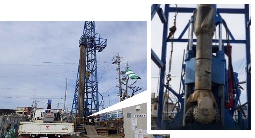 新規井戸水源施設の整備に向けた試験掘削工事