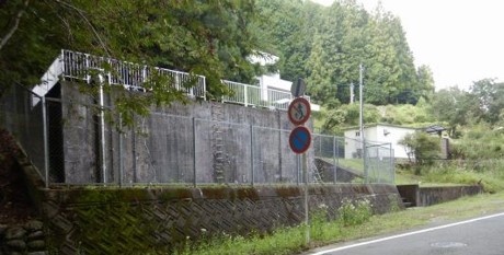 中山間地域の配水池