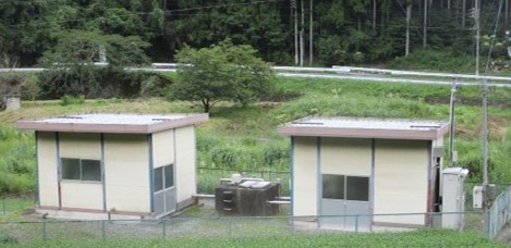 中山間地域の浄水場