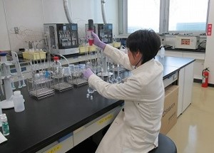 技術職員による水質検査