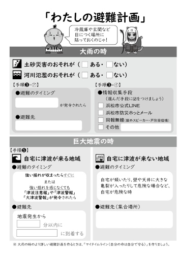 わたしの避難計画