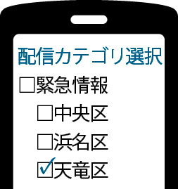 配信カテゴリ選択