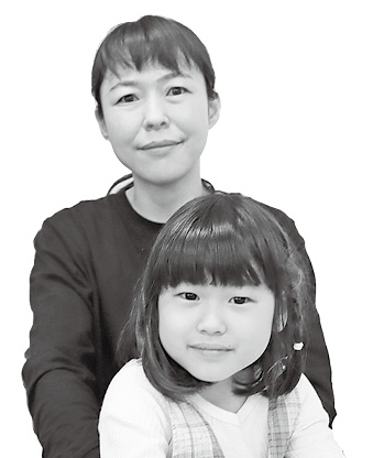 澤田美由紀さん、茉朋（まほ）ちゃん（6歳）