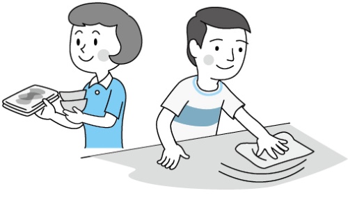 食後に軽く体を動かそう