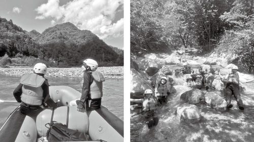 ラフティング／沢登り