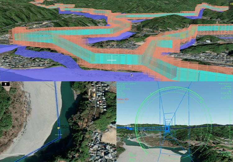 ドローン航路の設計