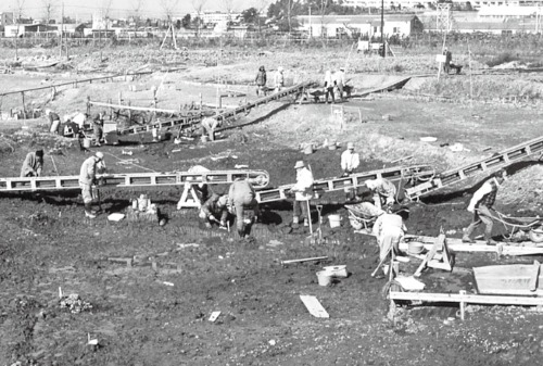 発掘調査（1972［昭和47］年ごろ）