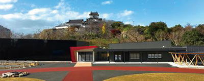 改修を行う旧大河ドラマ館