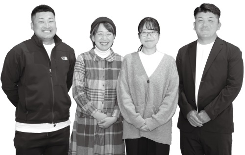 中山間地域で生活する4人