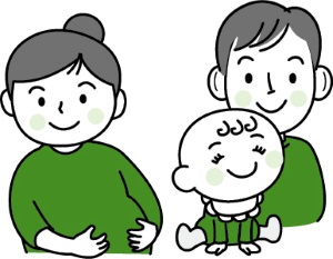 子育て中の保護者とこども