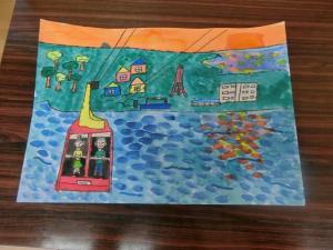 「浜名湖ロープウェイの風景」