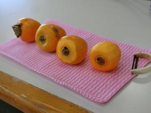 生の柿から干す直前までの過程