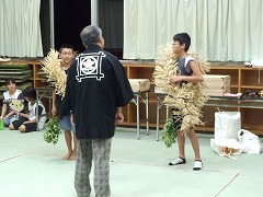 写真：練習中風景