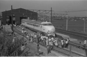 新幹線試乗会（昭和38年6月鴨宮）