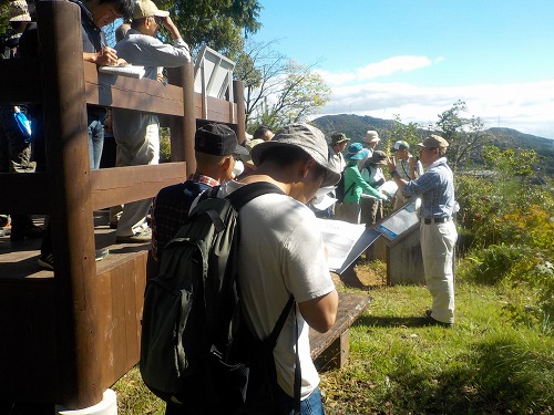井伊谷城見学会風景