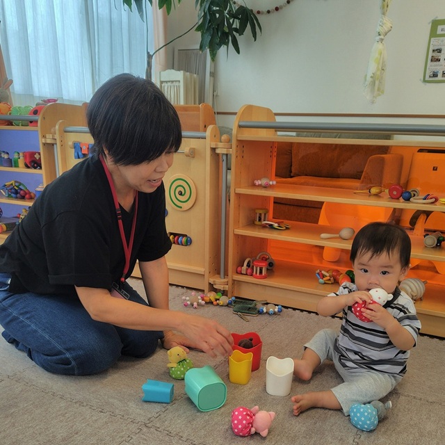 子育て支援ひろばの一時預かり